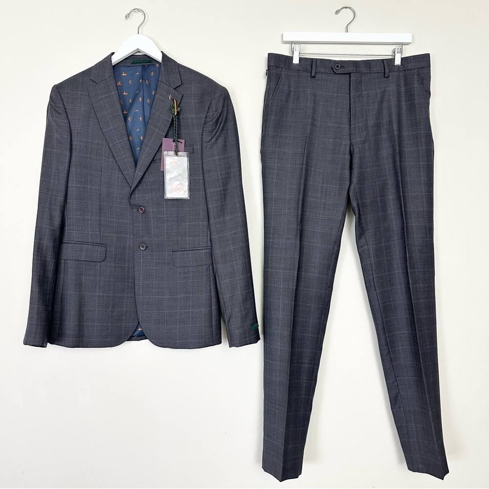 Ted Baker London Endurance Fencett Tall Check Nested Suit Set Matching